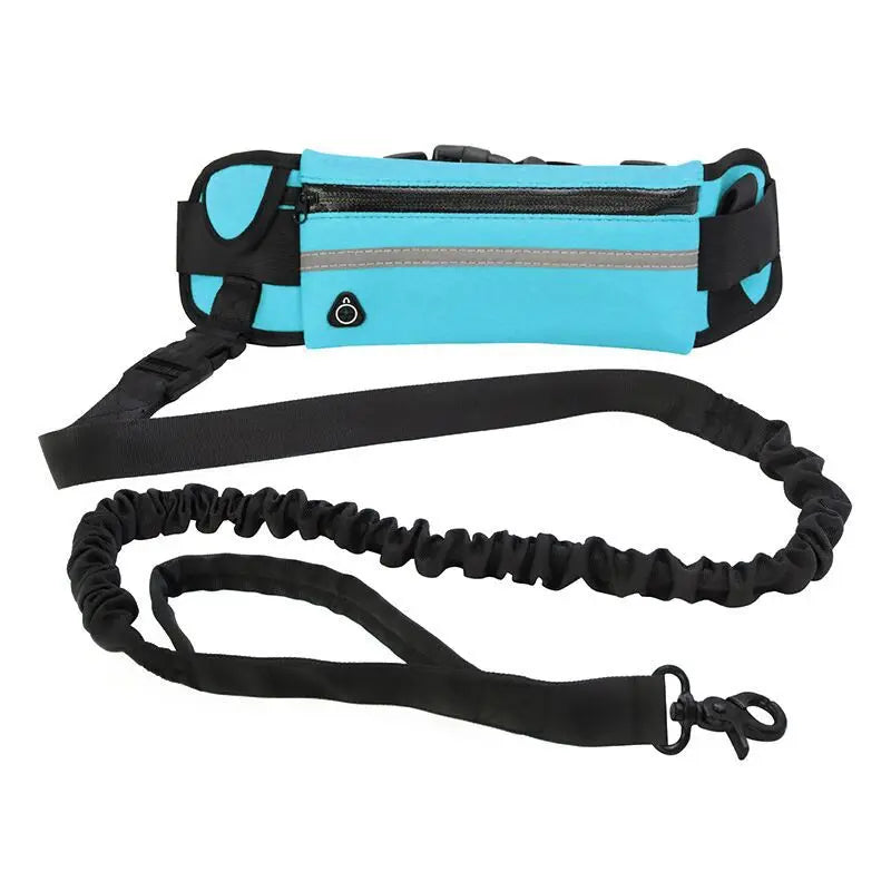 Hands-Free Running Waist Pack Dog Leash & Harness Set